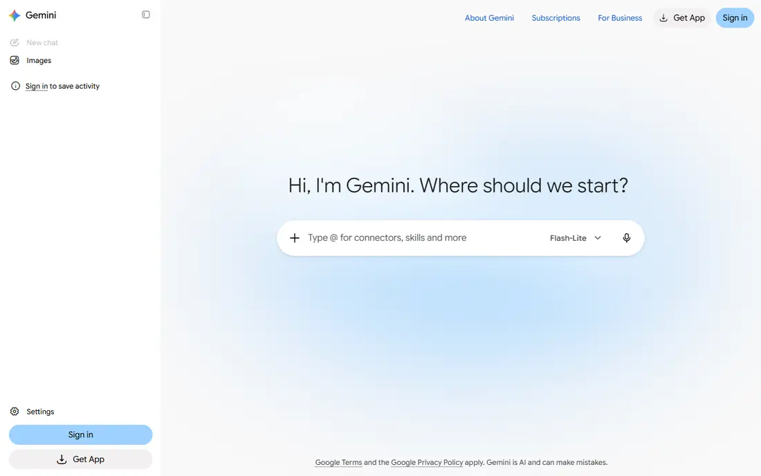 Google Veo website