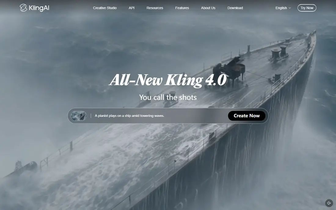 Kling website