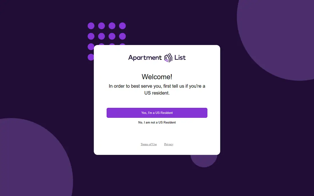 Apartment List website