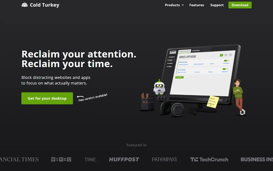Cold Turkey website