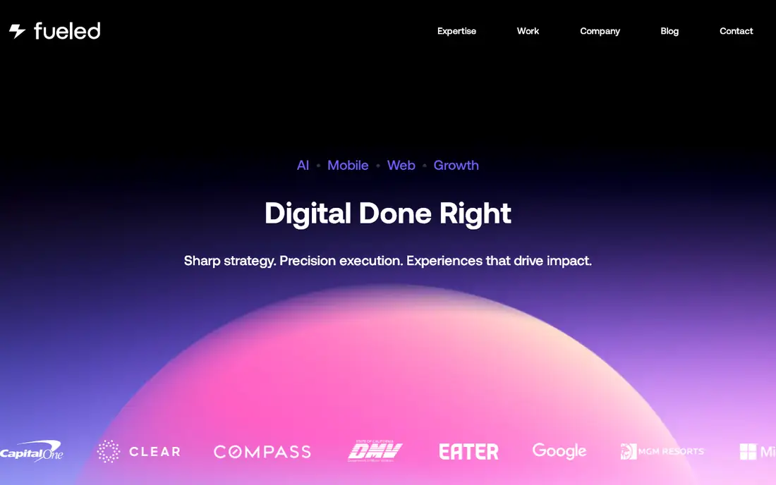 Fueled website