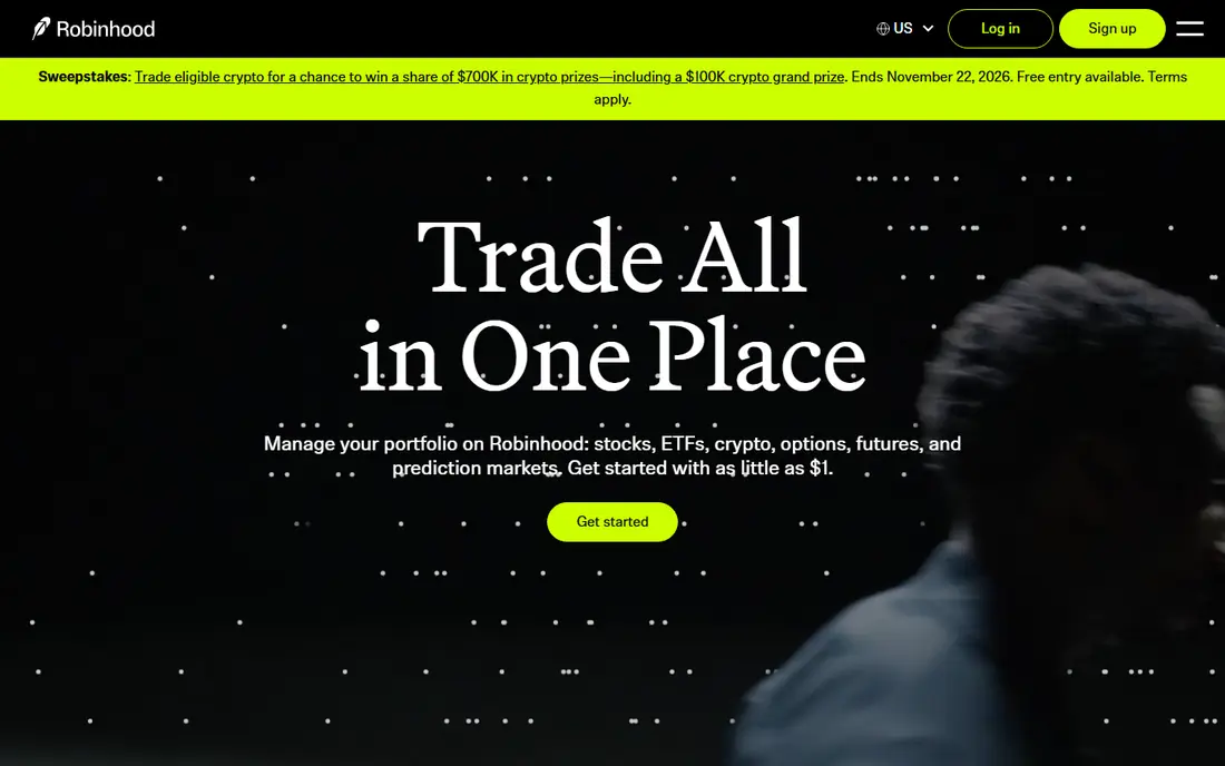 Robinhood website