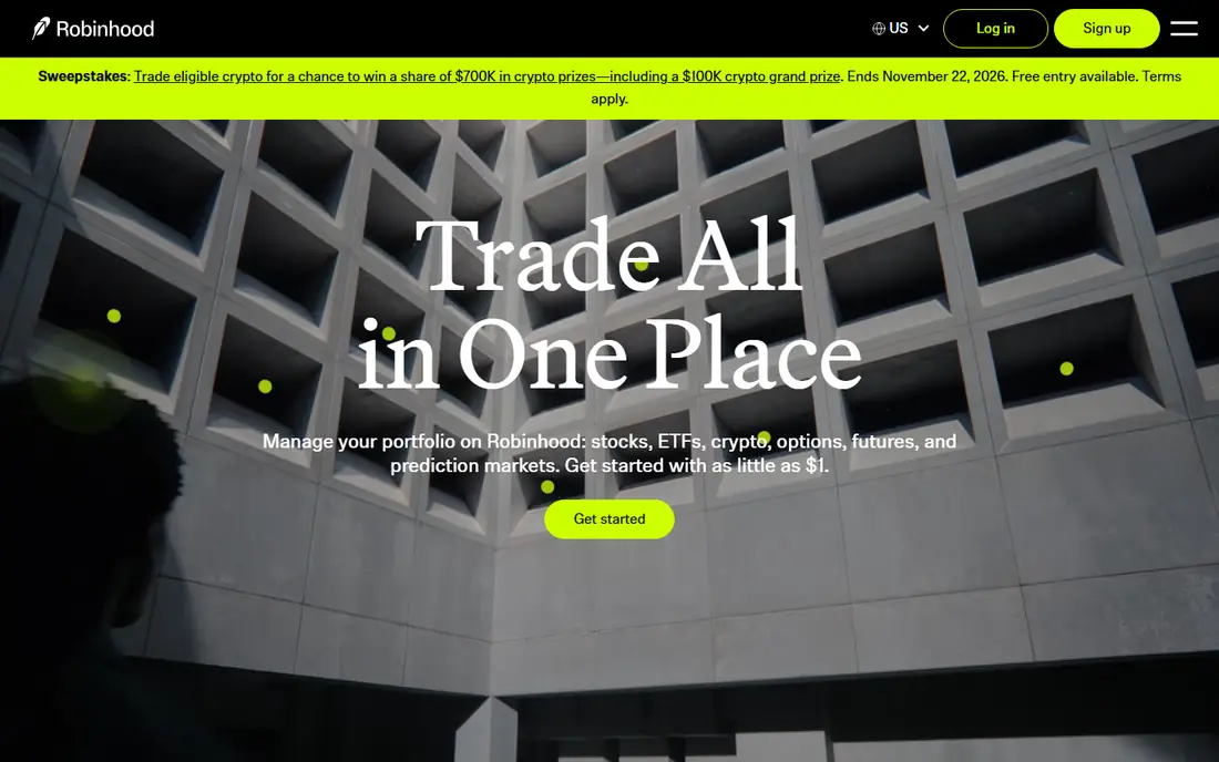 Robinhood website
