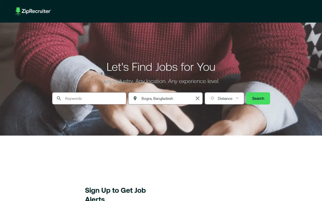 ZipRecruiter website