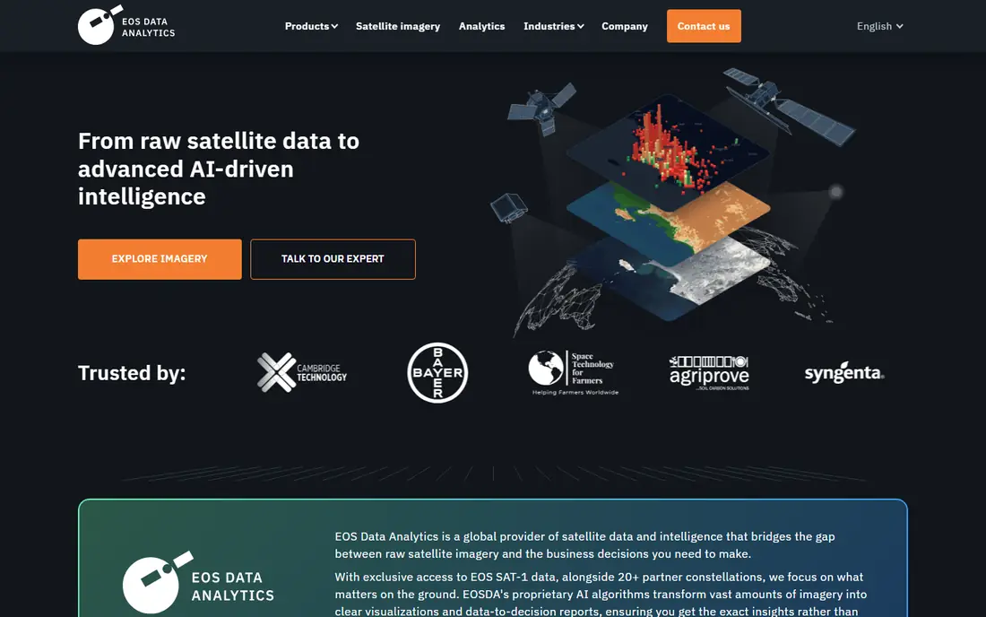 EOSDA Crop Monitoring website