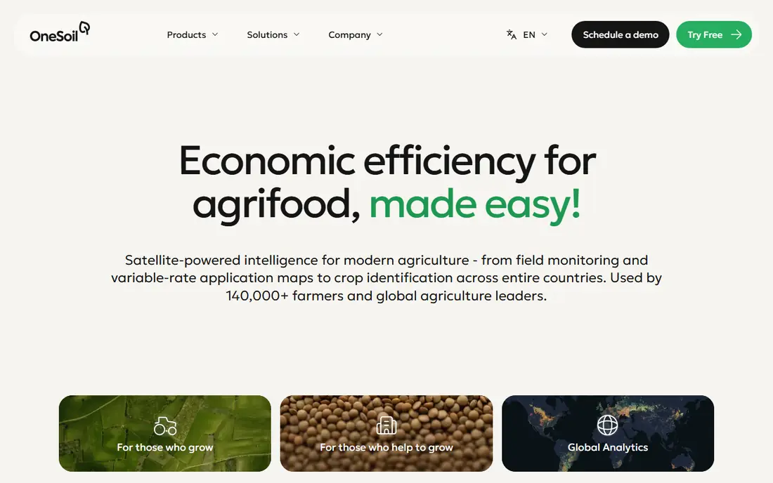 OneSoil website