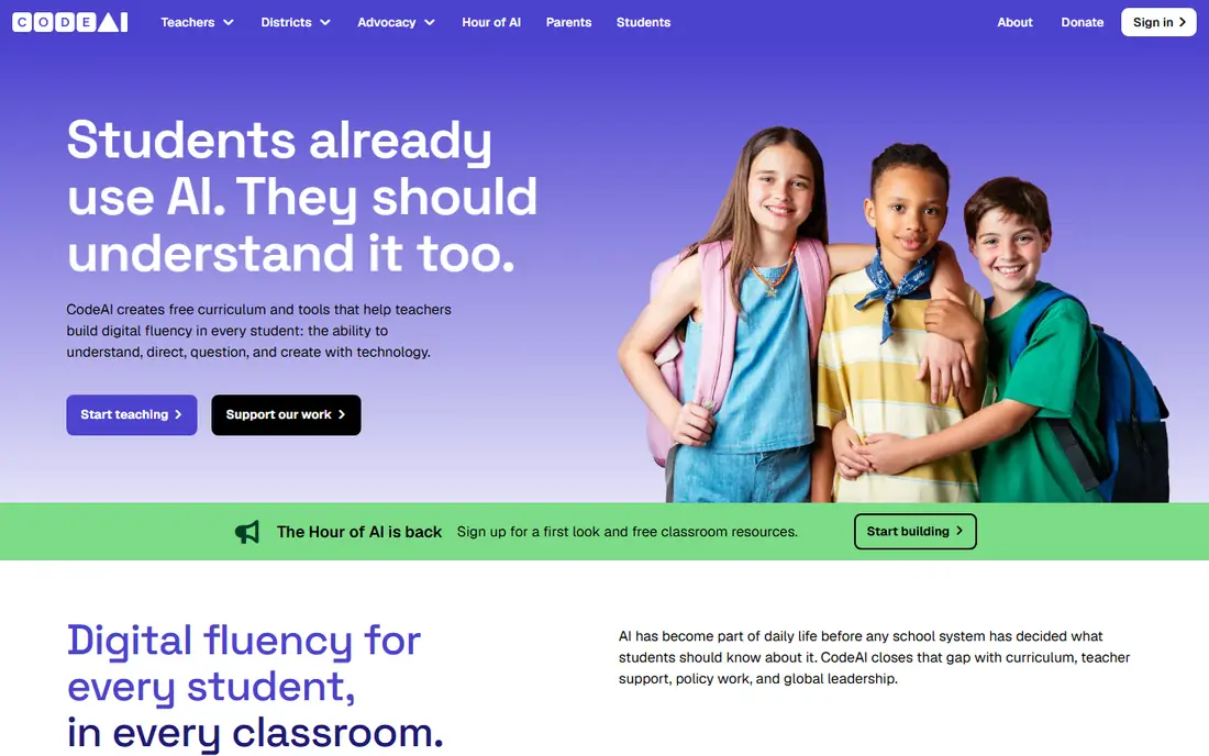 Code.org website