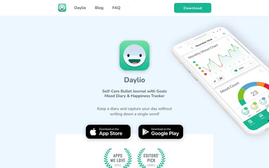 Daylio website