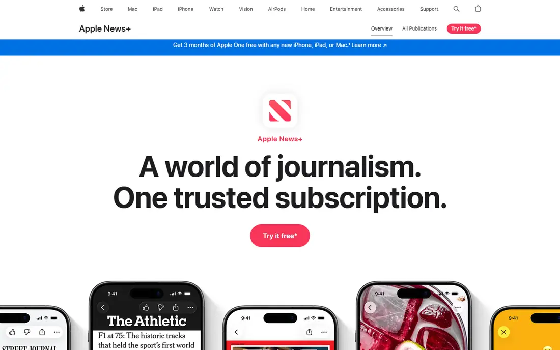 Apple News website