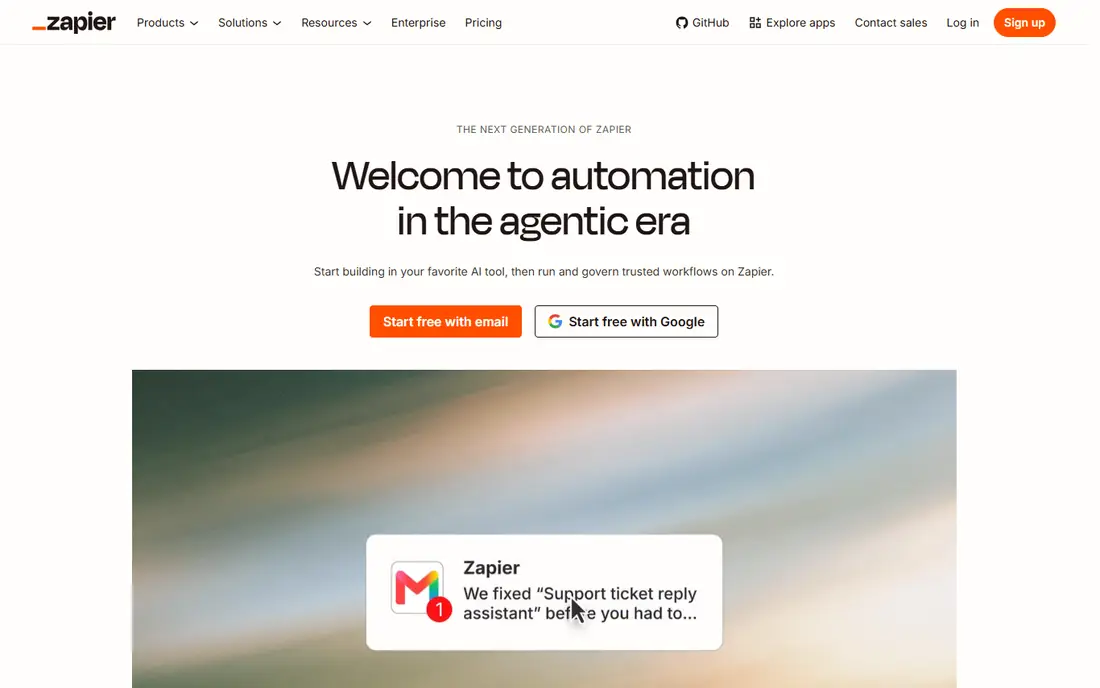 Zapier website