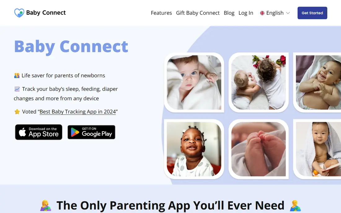 Baby Connect website