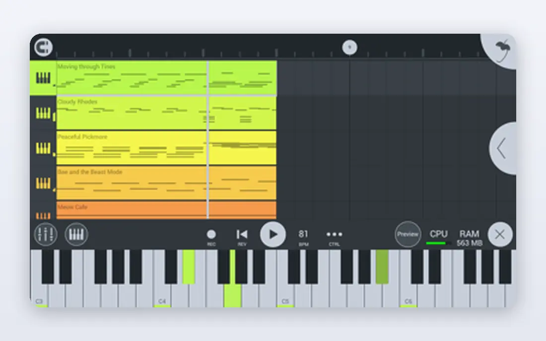 FL Studio app screenshots