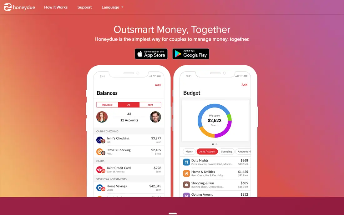 Honeydue website