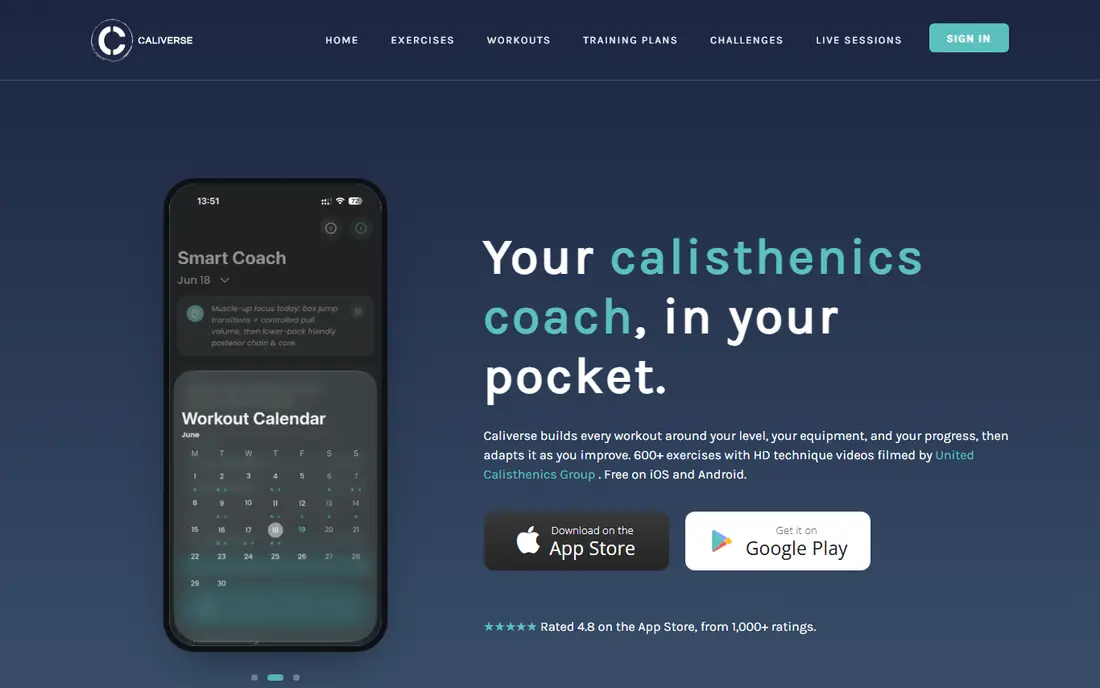 Caliverse website