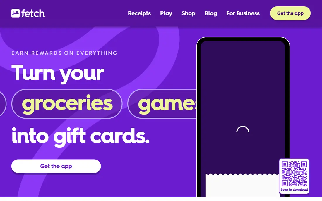 Fetch website