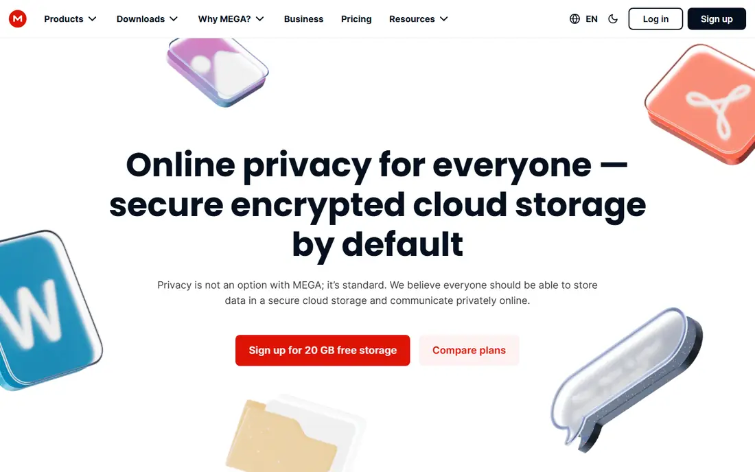 MEGA website