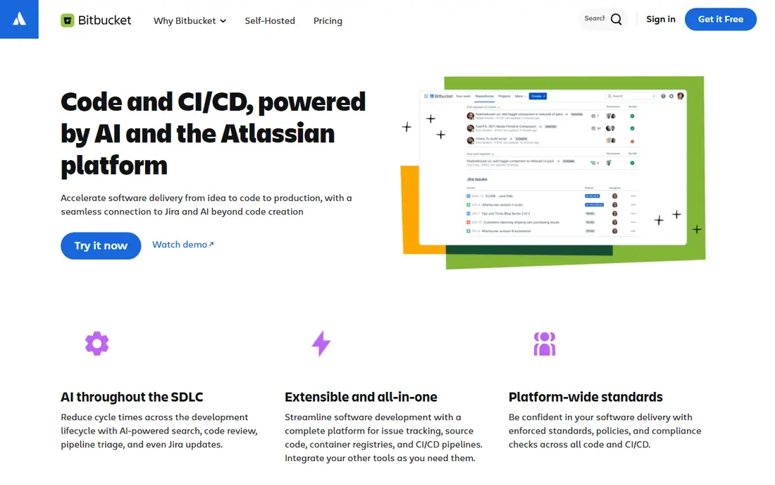 Bitbucket Pull Requests website