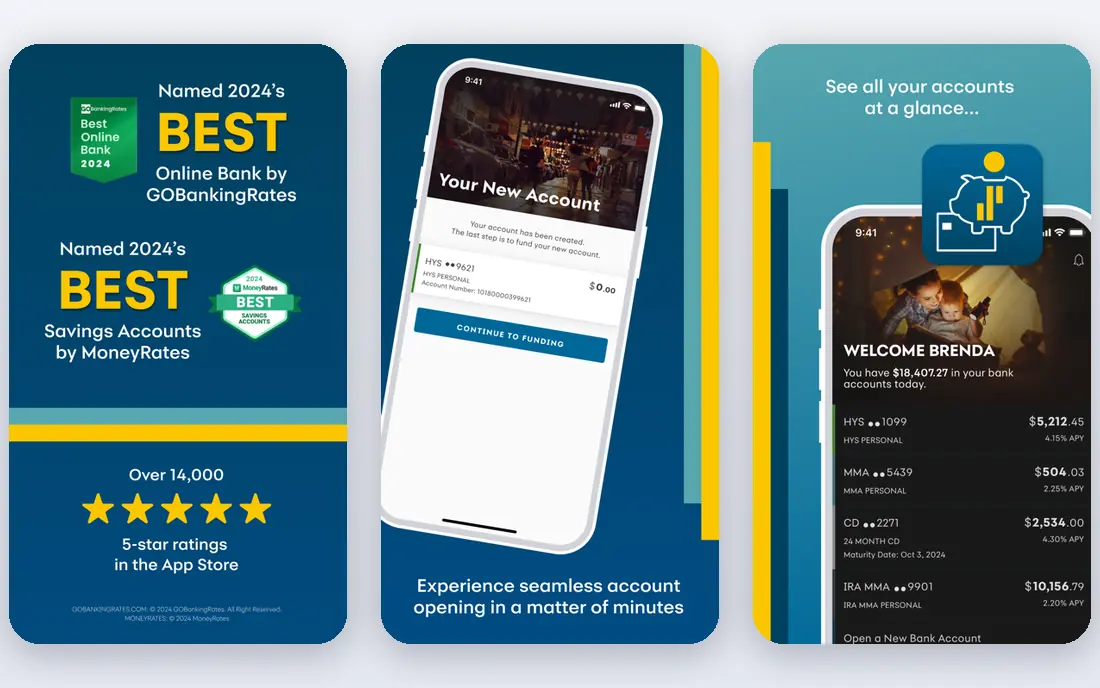 Synchrony app screenshots