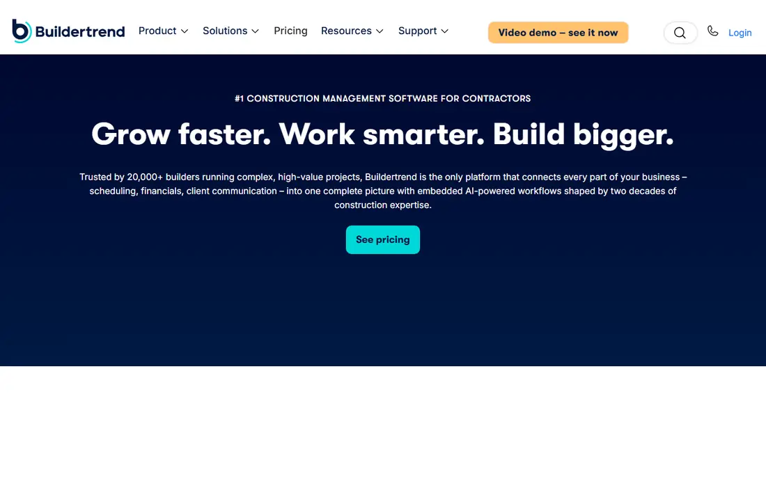 Buildertrend website
