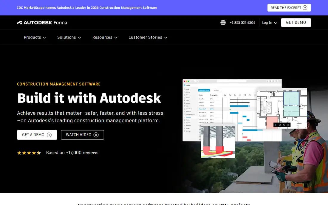 Autodesk Construction Cloud website