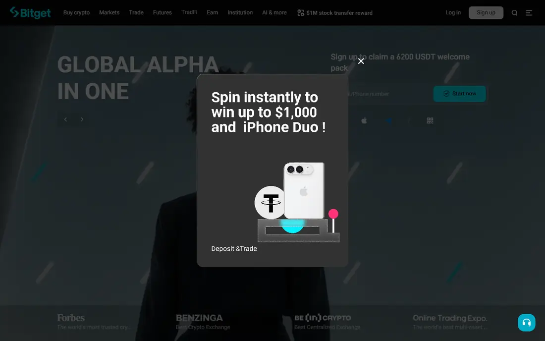 Bitget website