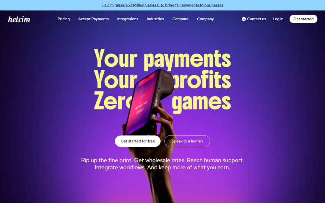 Helcim website
