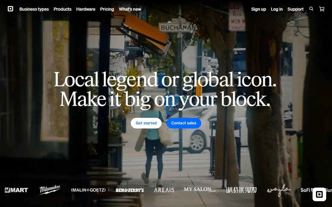 Square website