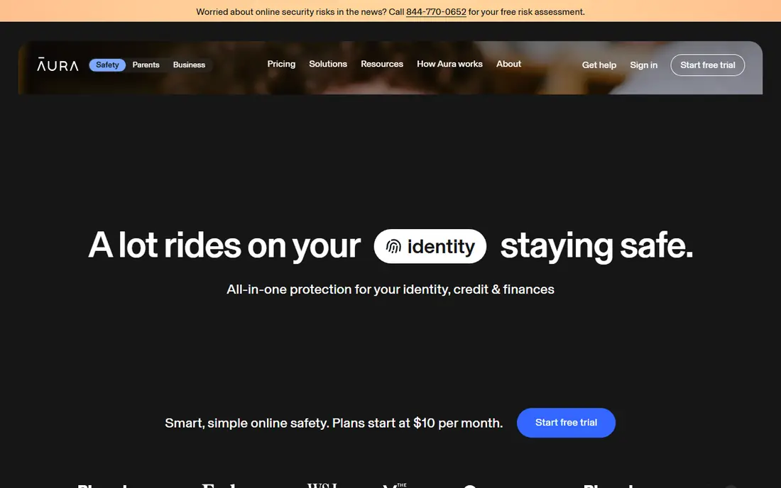 Aura website
