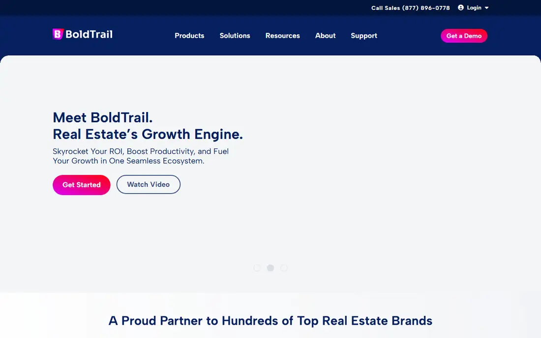 BoldTrail website