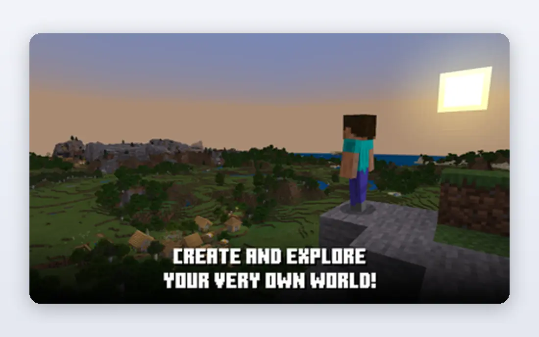 Minecraft Bedrock Edition app screenshots