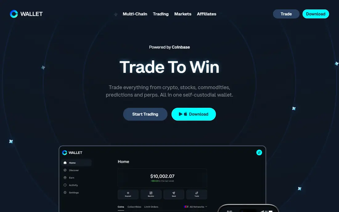 Coinbase Wallet website