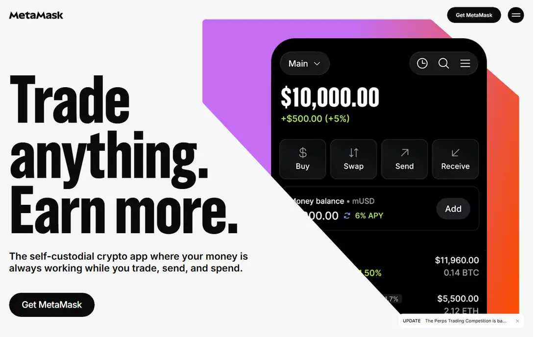 MetaMask website