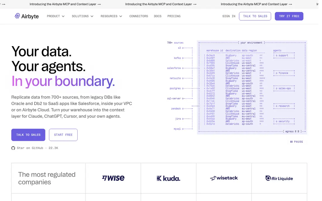 Airbyte website