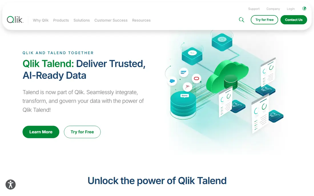 Qlik Talend website