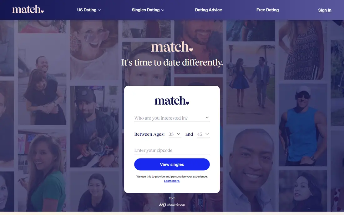 Match website