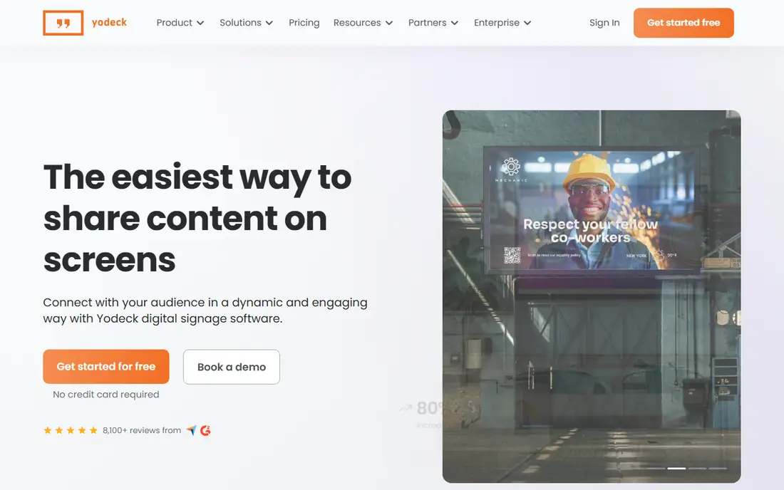 Yodeck website