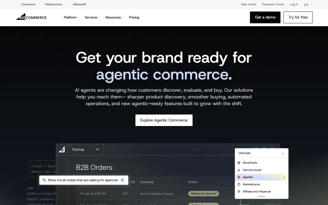 BigCommerce website