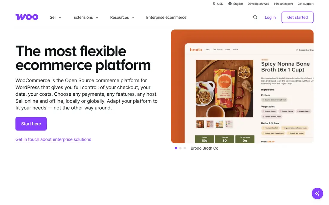 WooCommerce website
