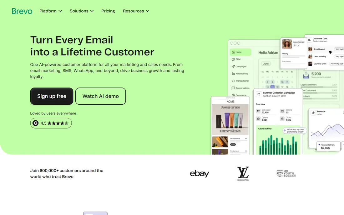 Brevo website
