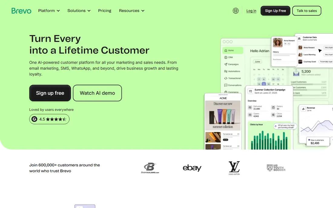 Brevo website