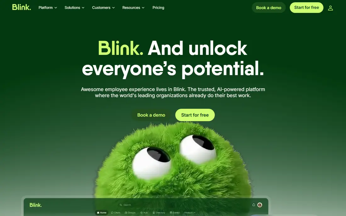 Blink website