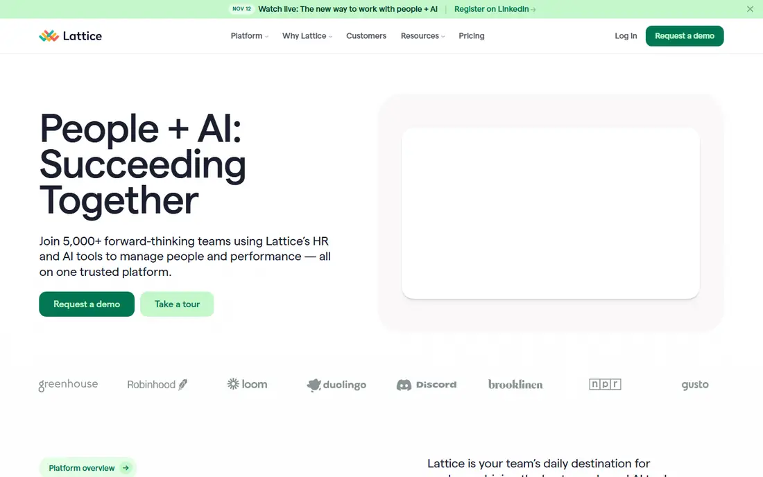 Lattice website