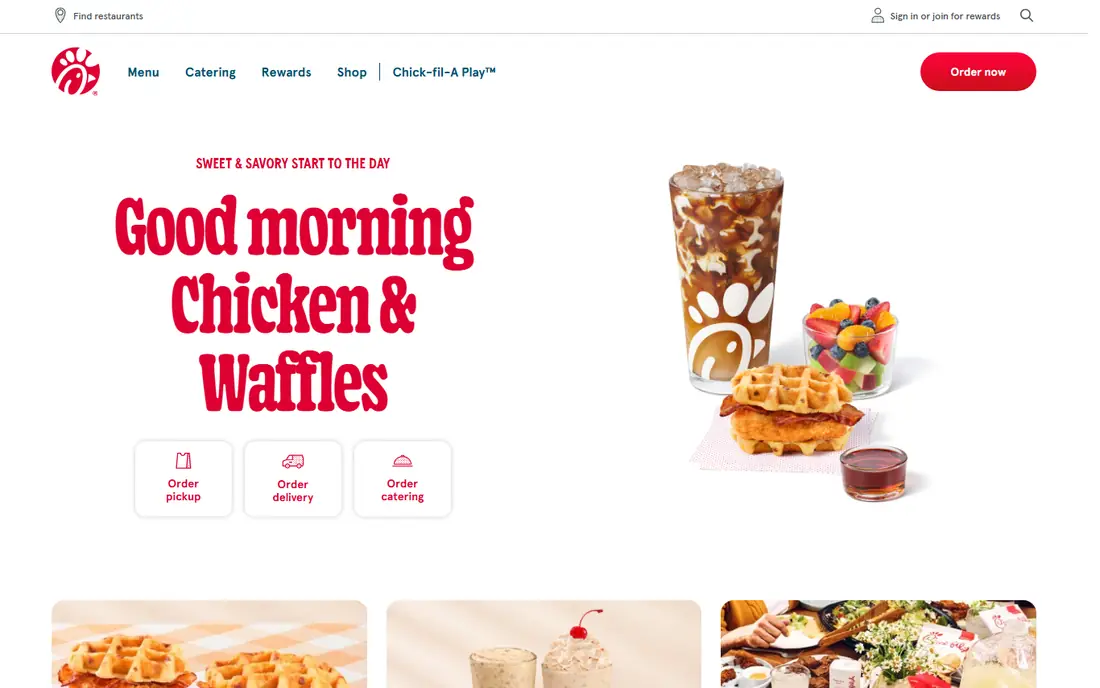 Chick-fil-A One website