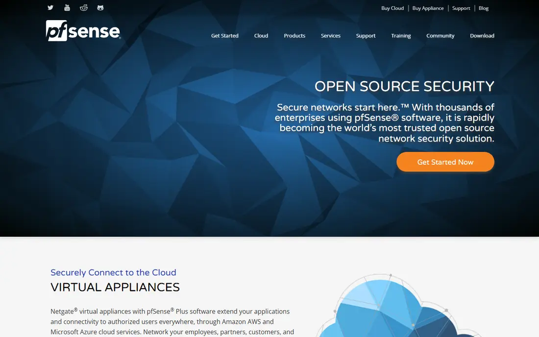 pfSense Community Edition website
