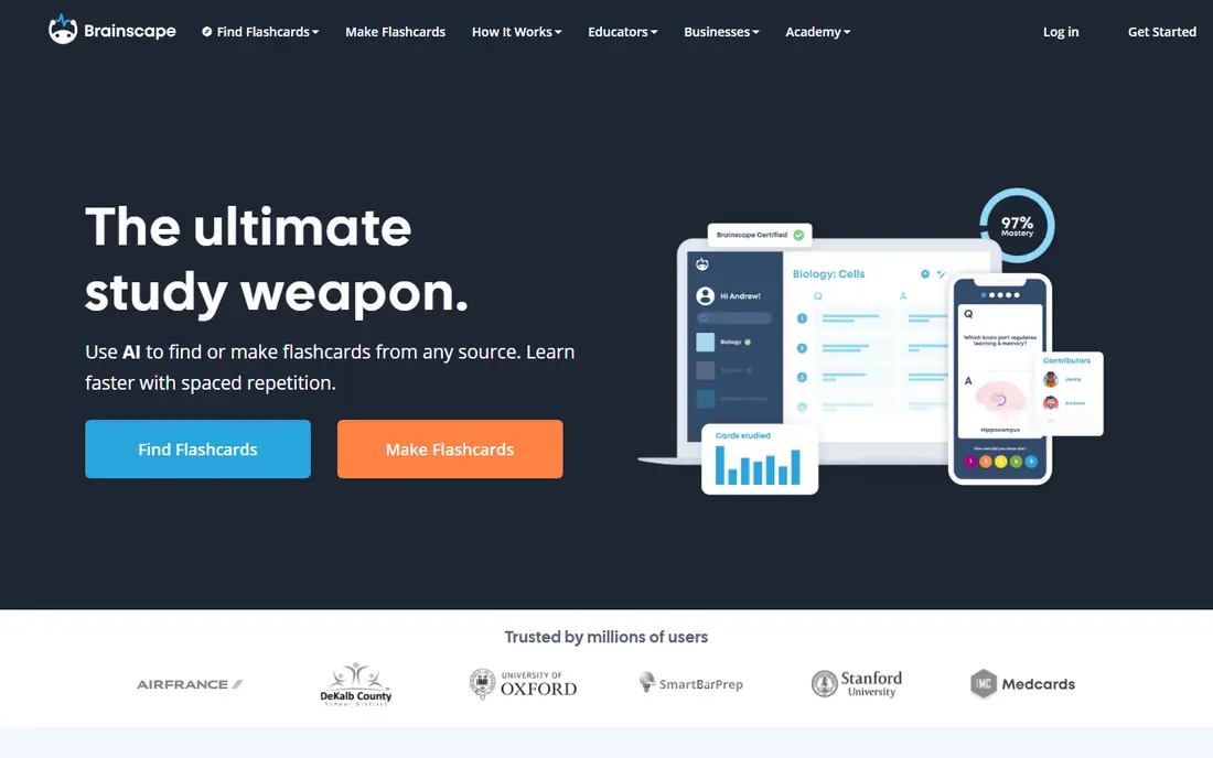 Brainscape website