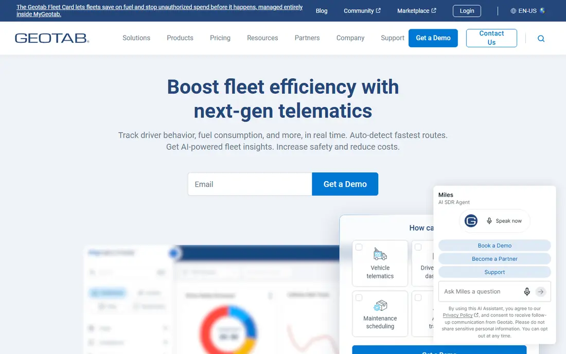 Geotab website