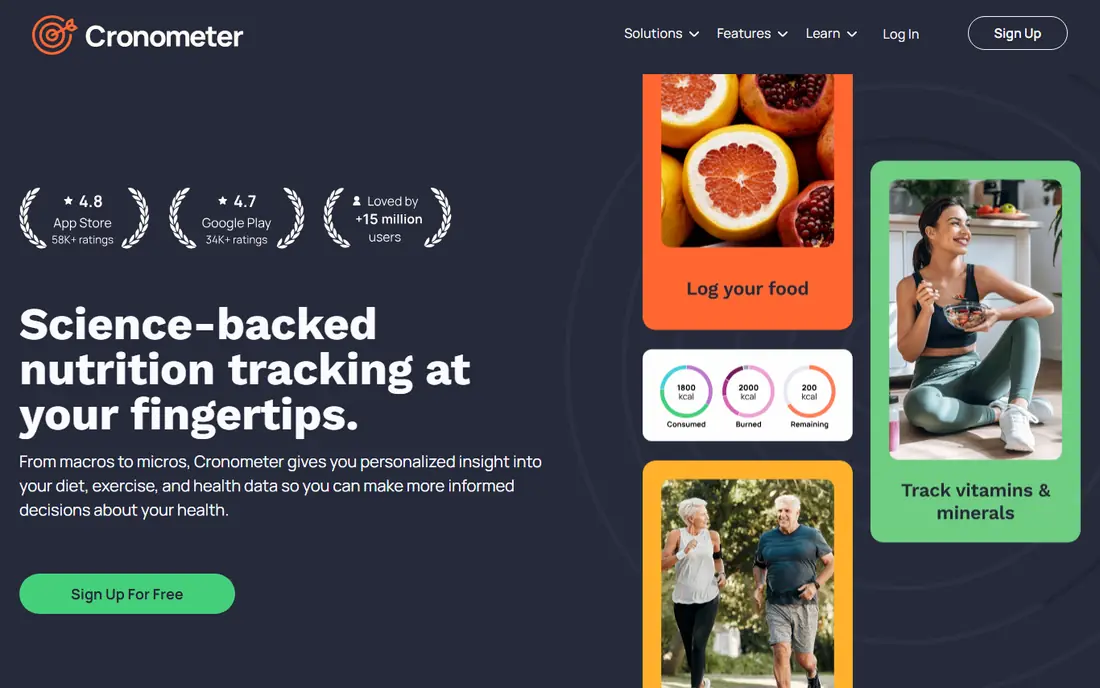 Cronometer website