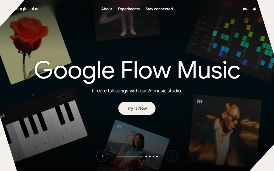 Google Flow website