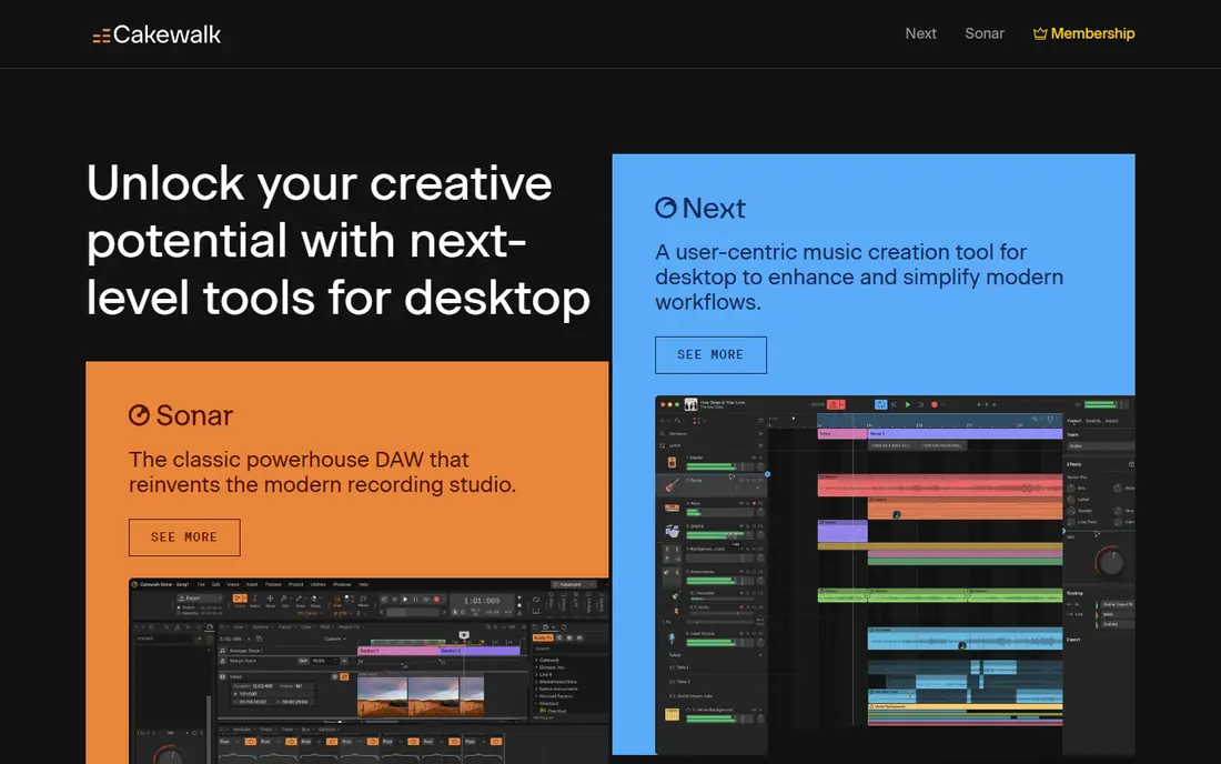 Cakewalk website