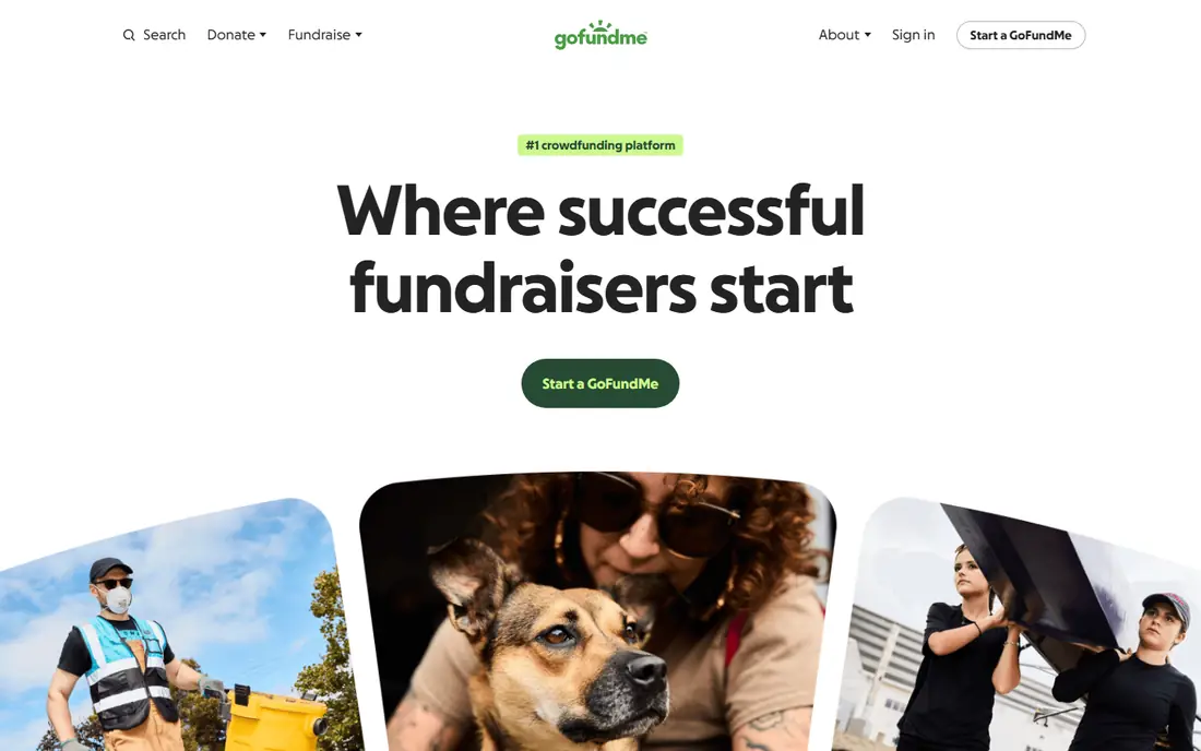 GoFundMe website